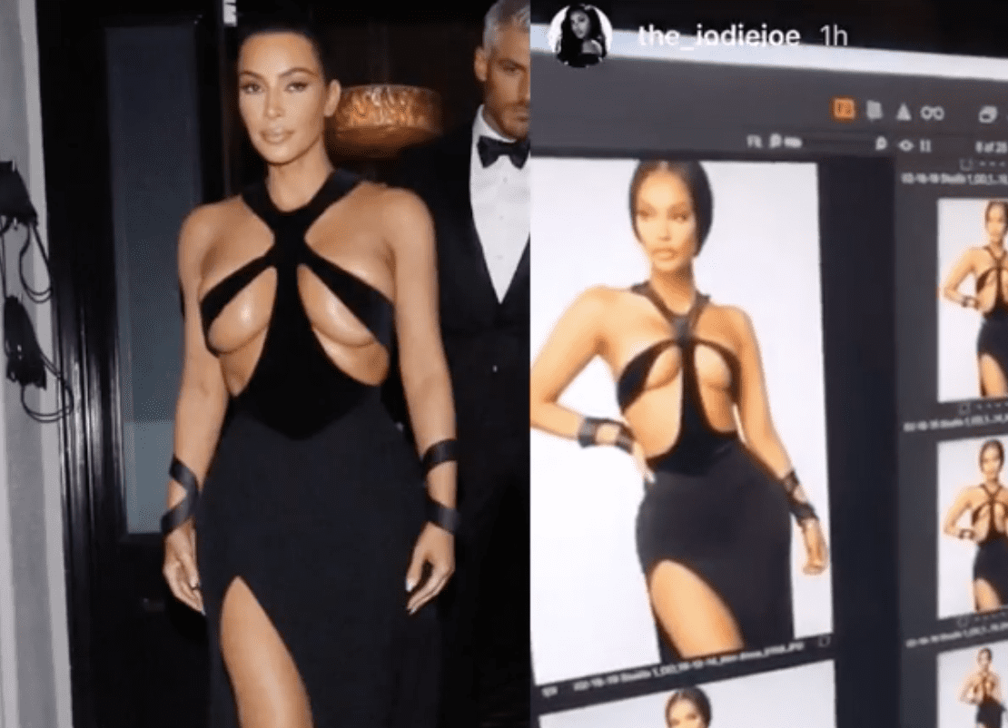 kim k mugler dress fashion nova