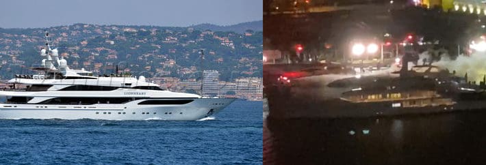 Marc Anthony Yacht Fire