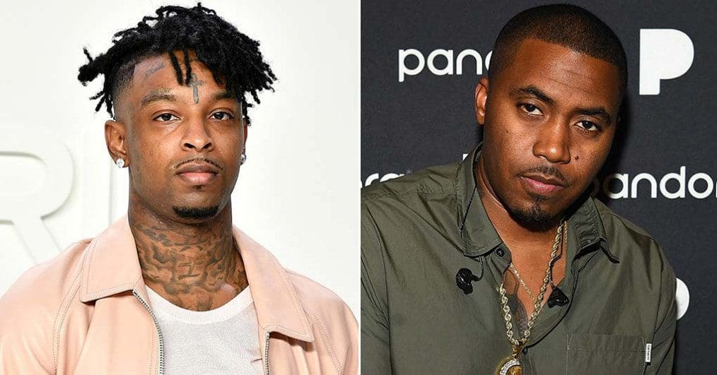 21 Savage Backtracks On His Controversial Comment About Nas: ‘I Would Never Disrespect Nas’ [Photo]