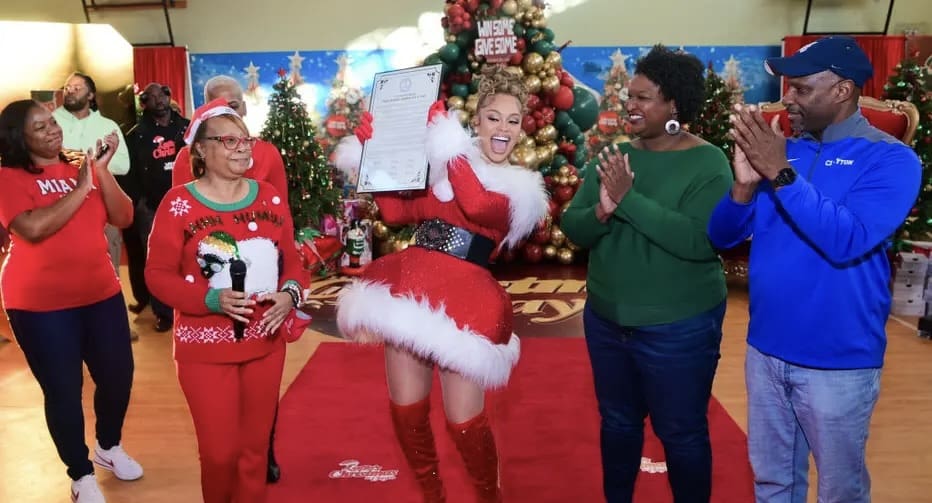 Latto Honored With Her Own Day in Clayton County, GA — and Key to the City From Stacey Abrams [Photo]