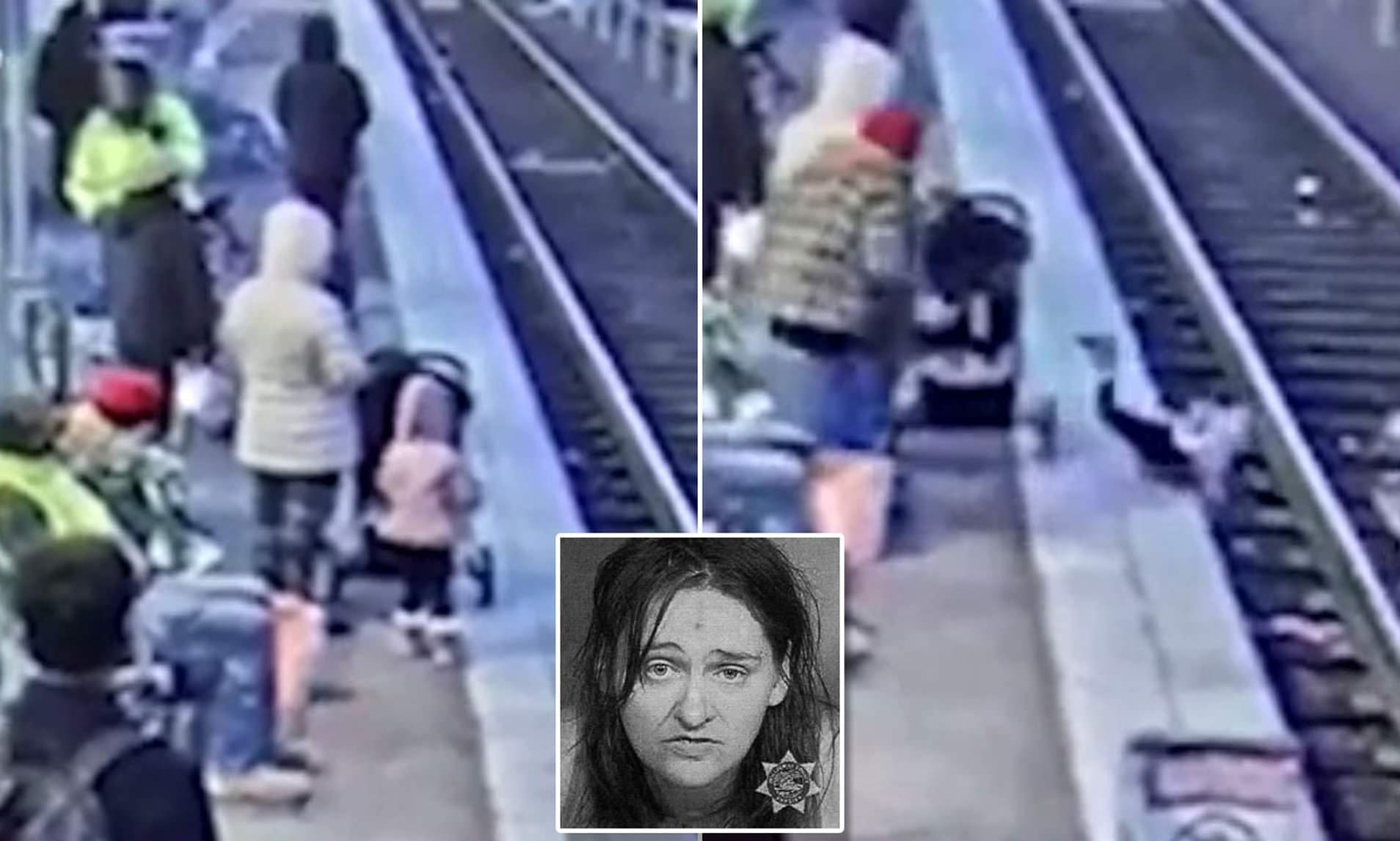 Put Her Under the Jail: Woman Charged After Pushing 3-year-old Child Face Down onto Train Tracks [Video]