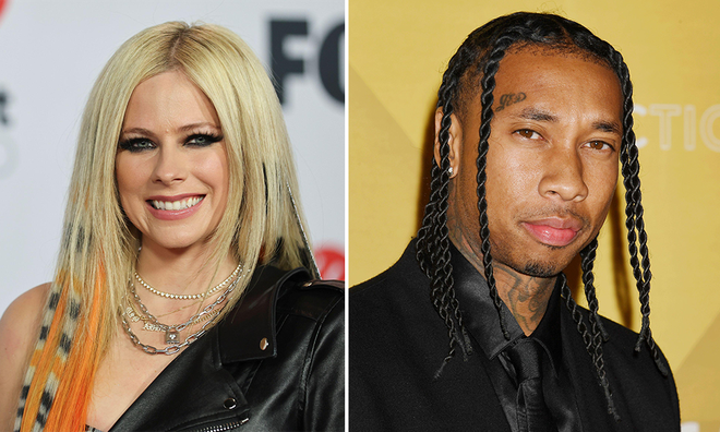 Avril Lavigne and Tyga Confirm Relationship with a Kiss