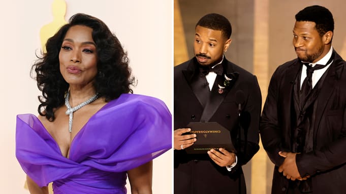 Michael B. Jordan, Jonathan Majors Praise Angela Bassett on Oscars Stage After Supporting Actress Loss: ‘We Love You’