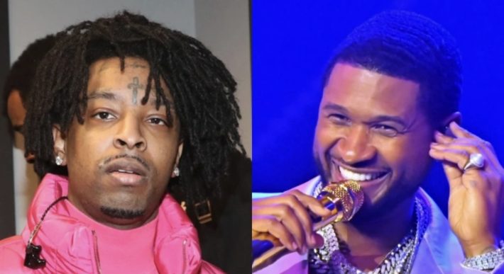 21 Savage Joined Usher For An Unlikely Duet Of His Song 'My Boo