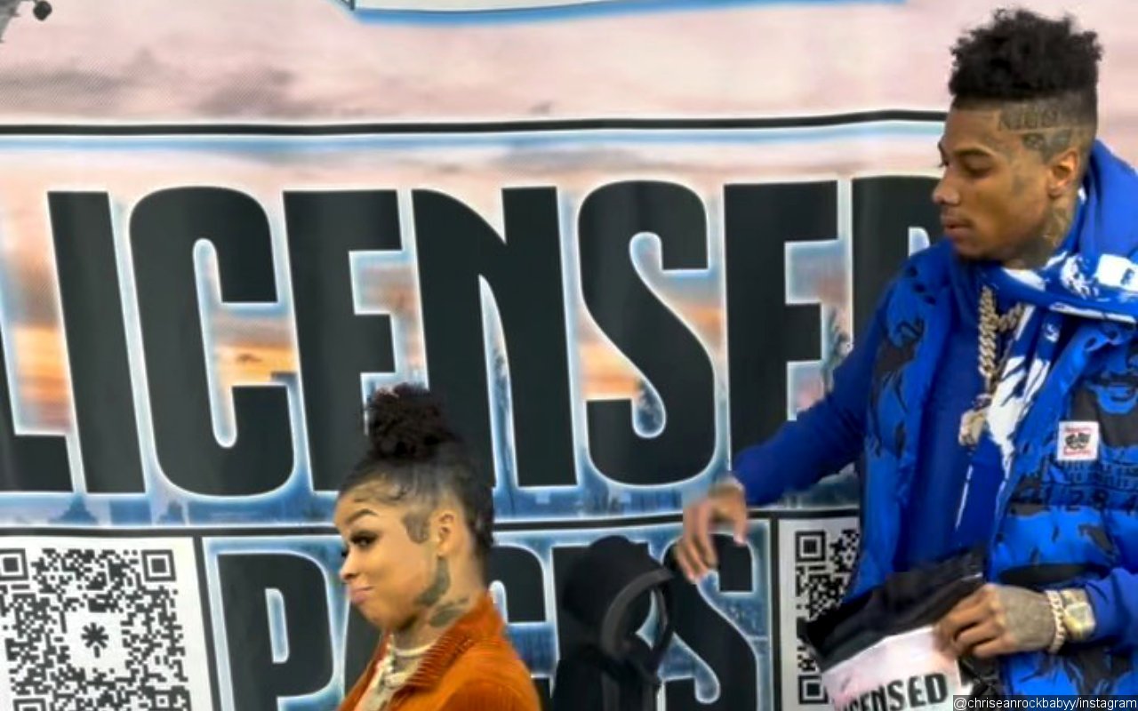 Blueface Doesn’t Care For Chrisean Rock’s “Sob Story” [Photos]