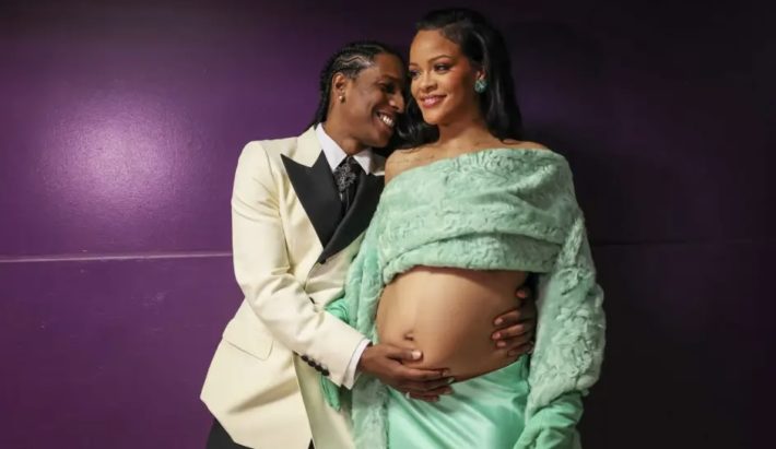 Rihanna Shares Photo of A$AP Rocky Holding Baby RZA: See It – Billboard