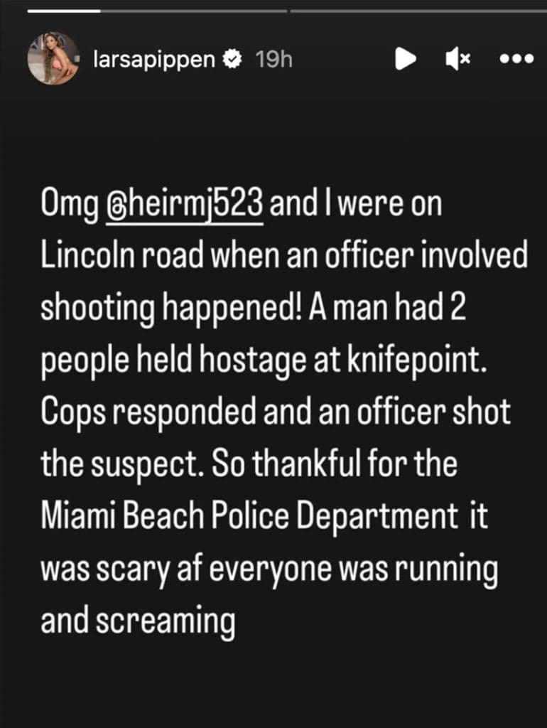 Larsa Pippen Recalls Witnessing ‘Scary AF’ Miami Shooting With