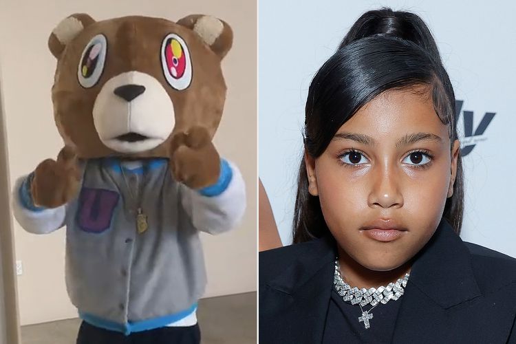 North West’s Early Halloween Costume Drew Inspiration From Her Father, Kanye West’s Famous ‘Graduation’ Bear [Video]