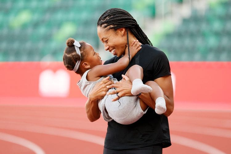 Track Star Allyson Felix Enjoying Second Pregnancy, No Training Or Drama [Video]