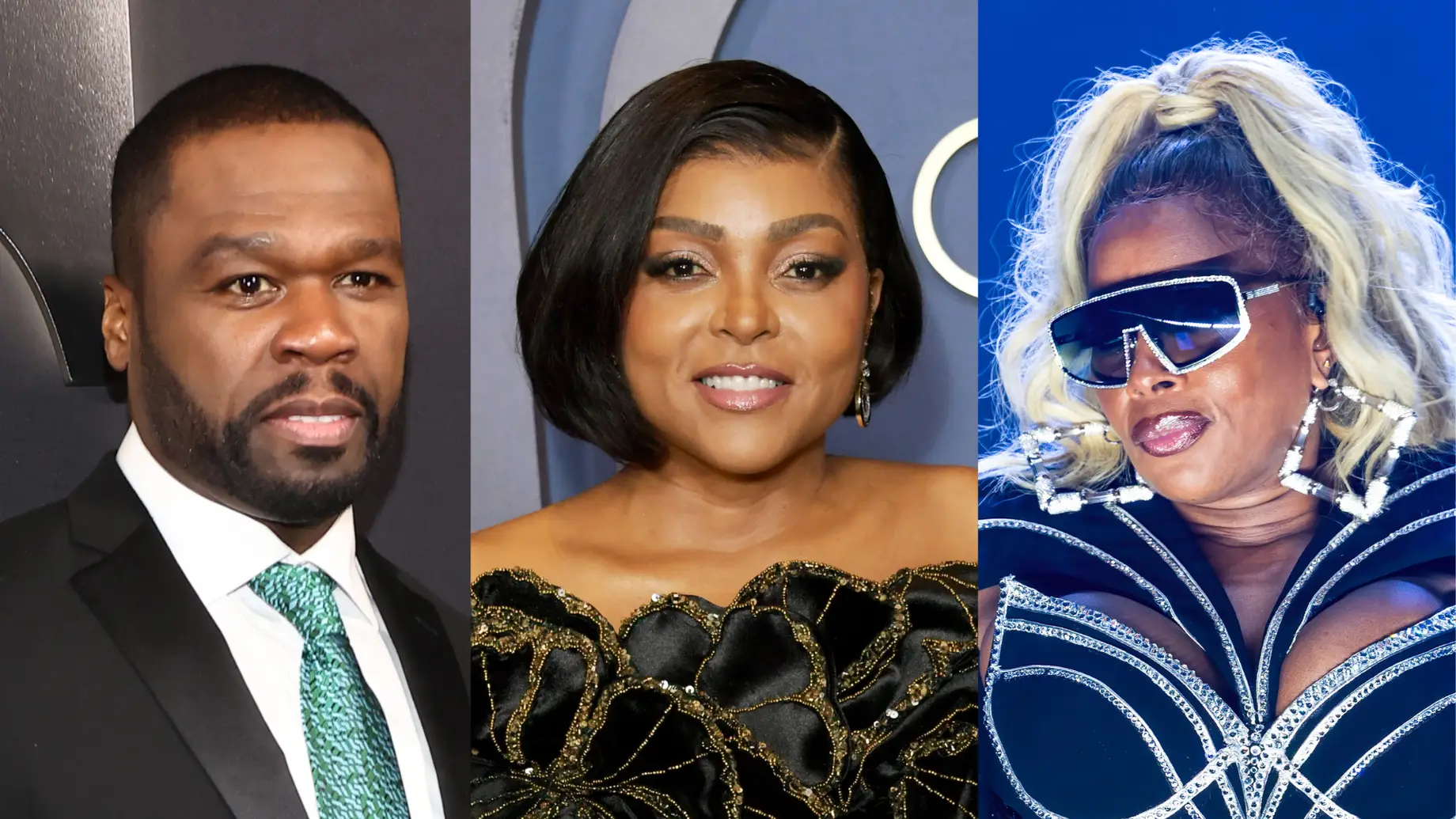50 Cent Uses Mary J. Blige’s ‘Power’ Salary to Prove He Wants to Help Taraji P. Henson