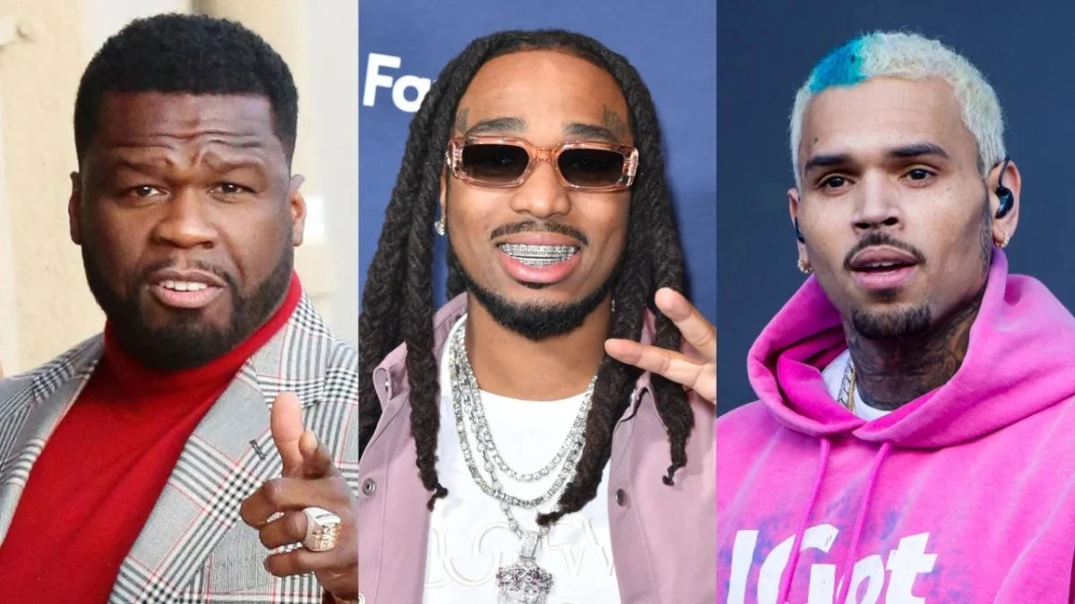 50 Cent on Speculation Chris Brown Bought Up Quavo Tickets Amid Beef to Ensure Low Show Turnout: ‘LOL’