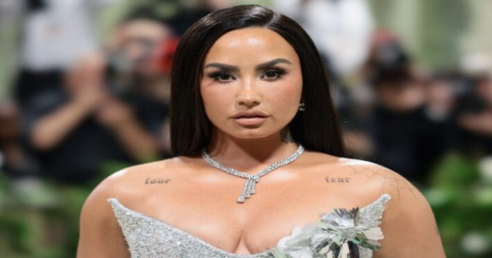 Demi Lavato attends The 2024 Met Gala