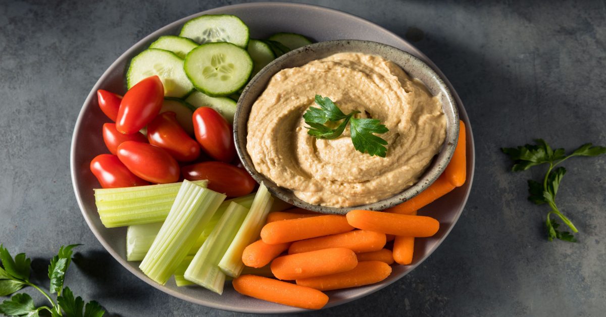 Hummus plate