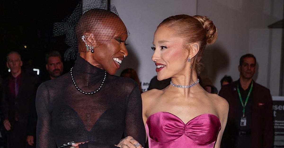 Cynthia Erivo and Ariana Grande attend premiere