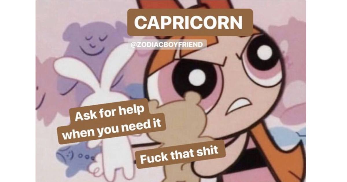 powerpuff girl capricorn meme