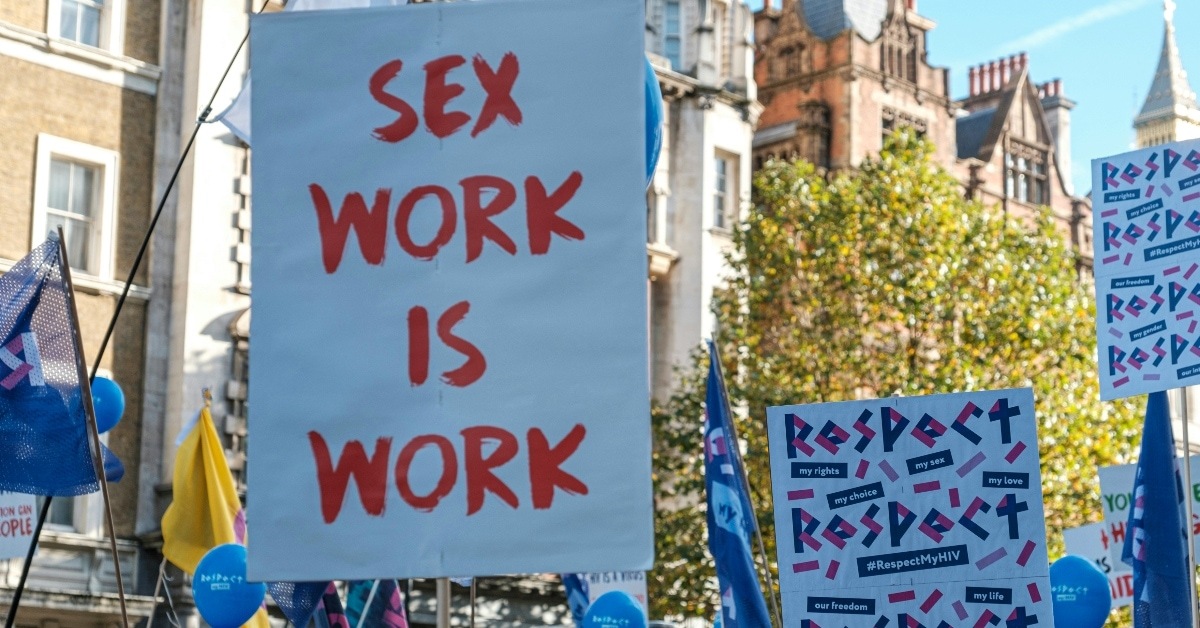 HIV Awareness protestors