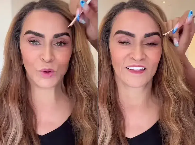 Watch: Blue Ivy Dyes Grandma Tina Knowles Eyebrows In Makeover Video: ‘Look at These Magical Hands’ [Video]