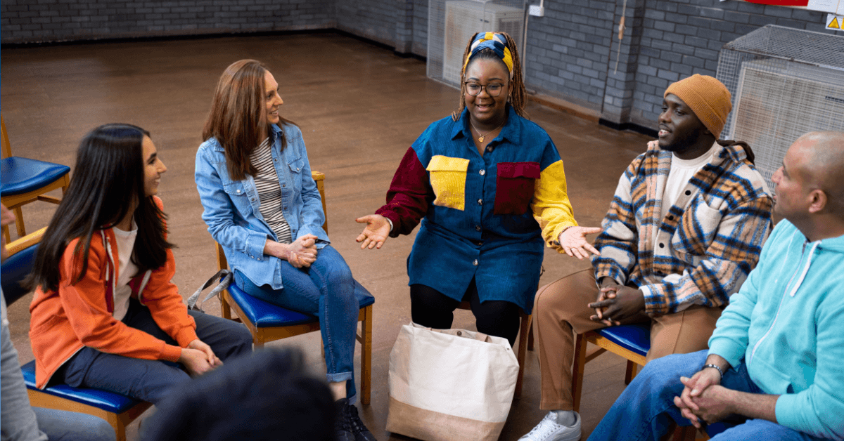 Mental Health Group in Community Centre
