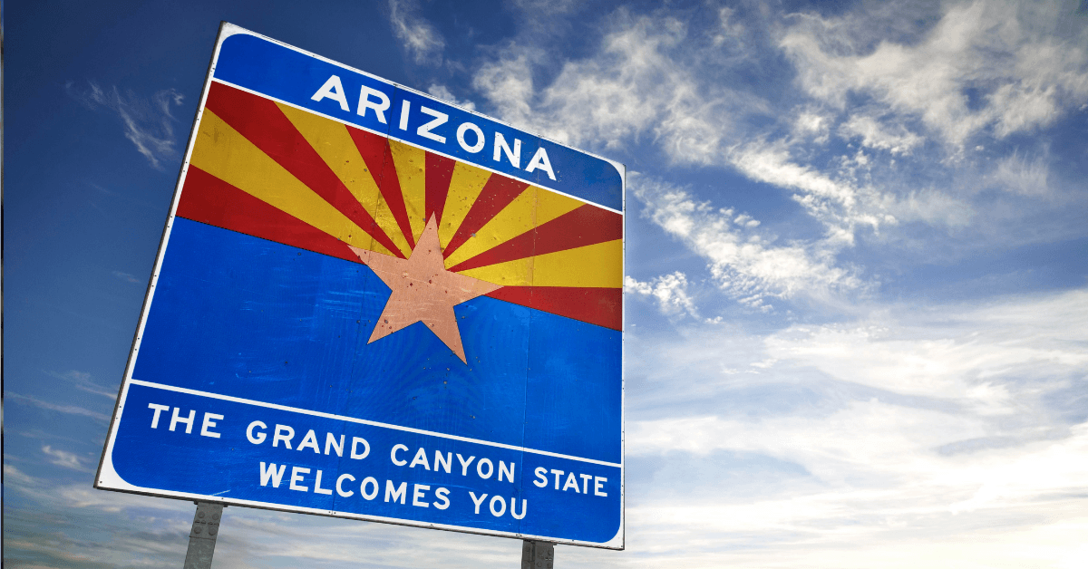 Arizona welcome sign