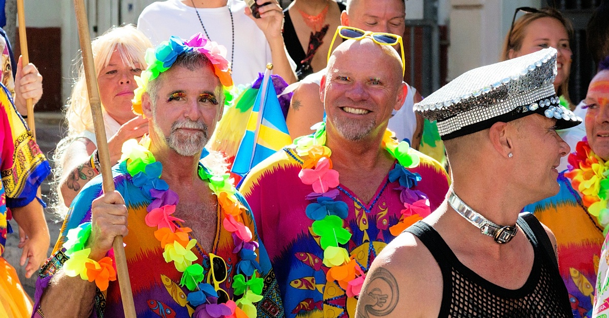 Folk at parade