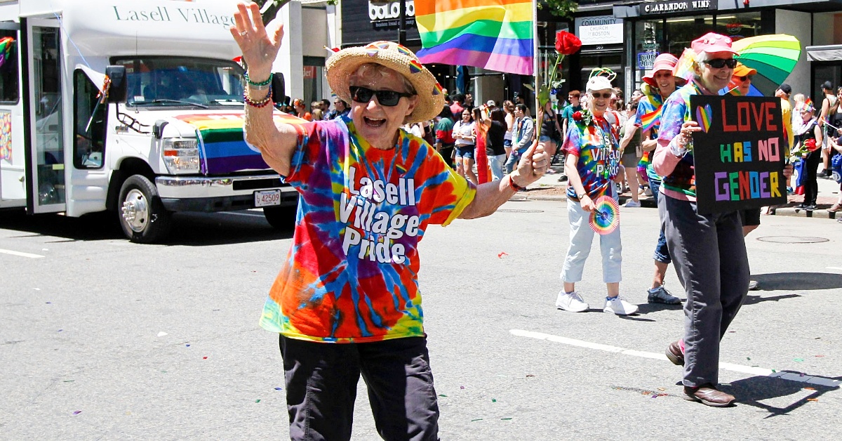 Woman at parade