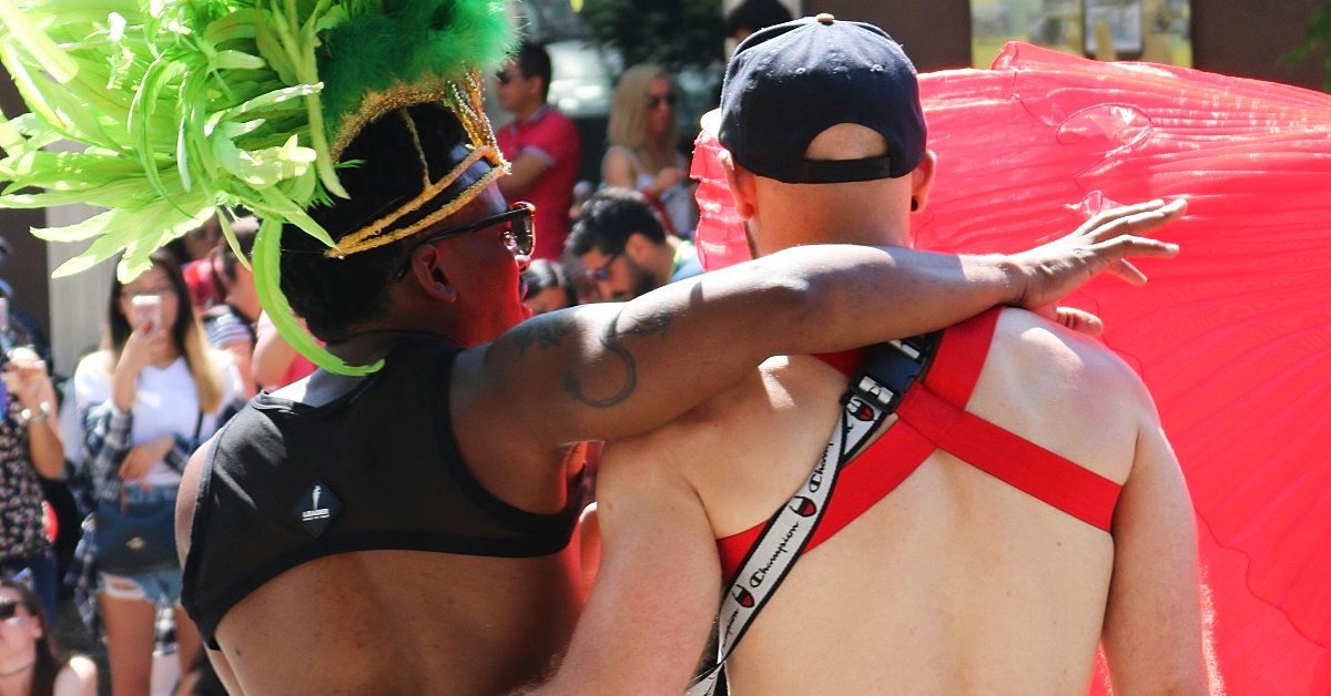 Folk at parade