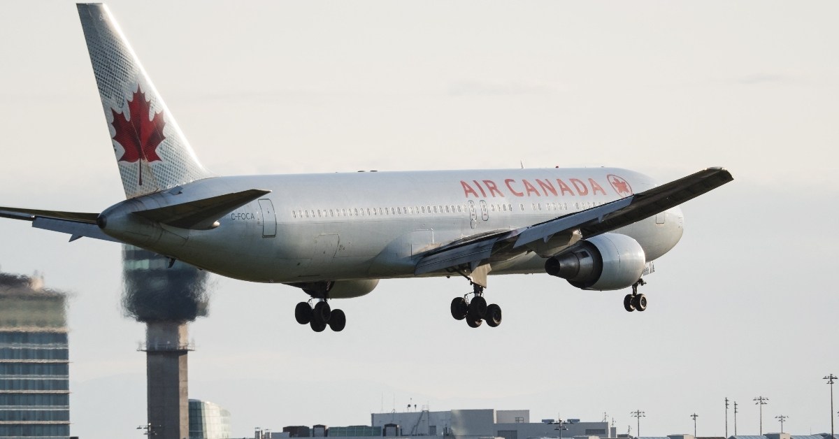 Air Canada flight