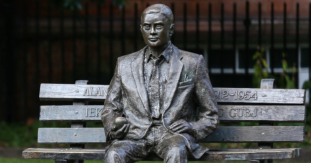 Alan Turing Memorial in Sackville Gardens.