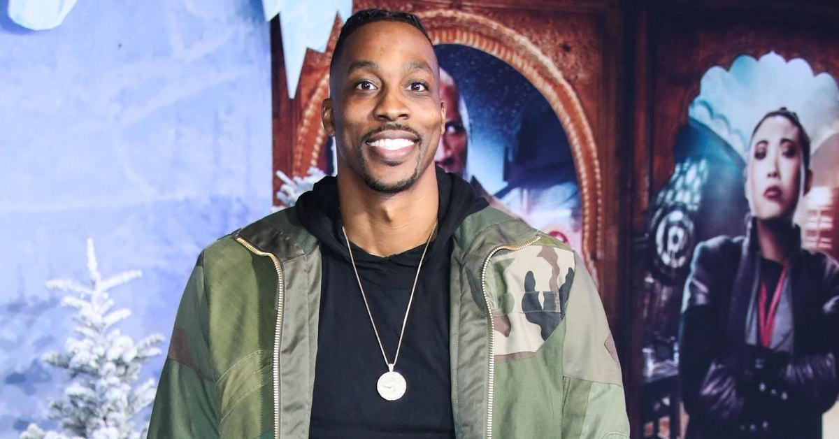 Dwight Howard attends movie premiere.