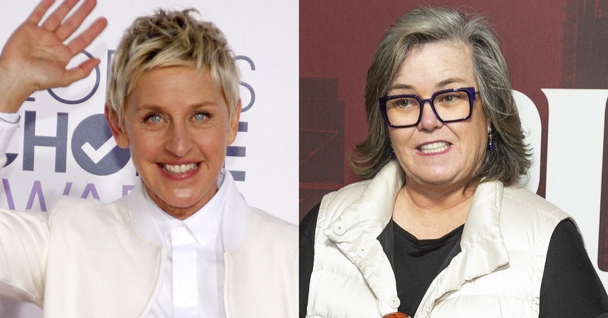 Ellen DeGeneres and Rosie O’Donnell