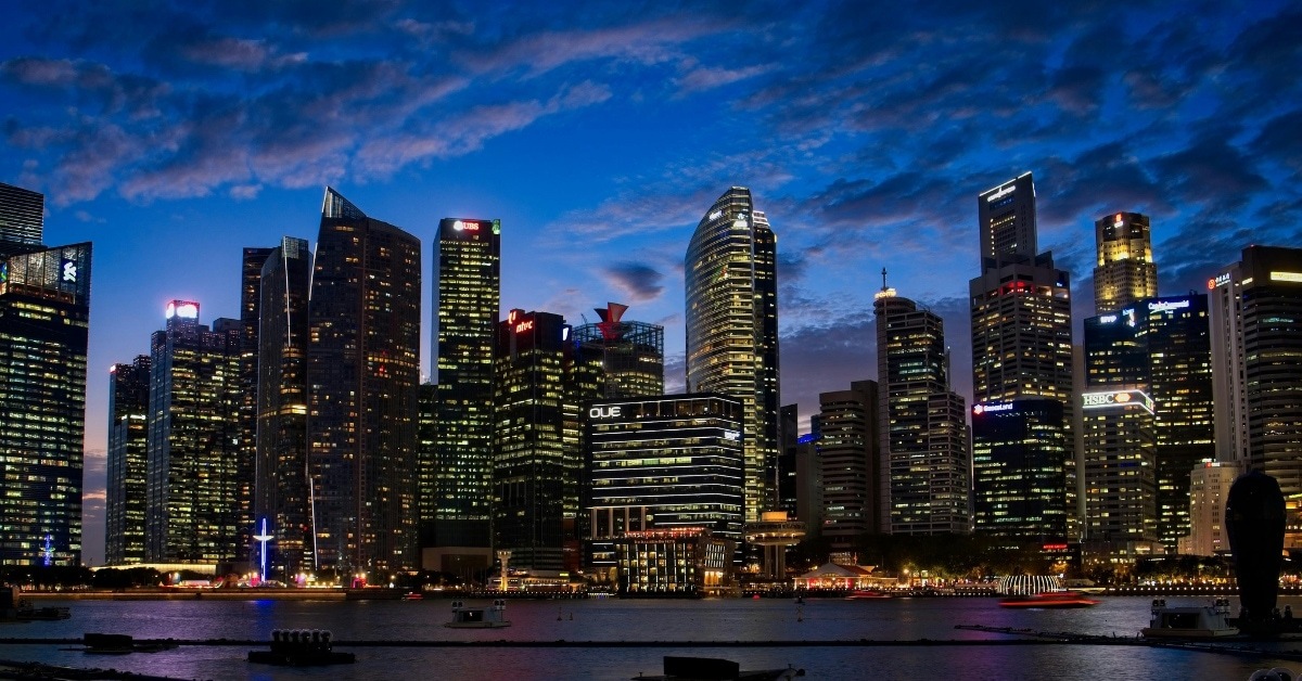 Singapore at night