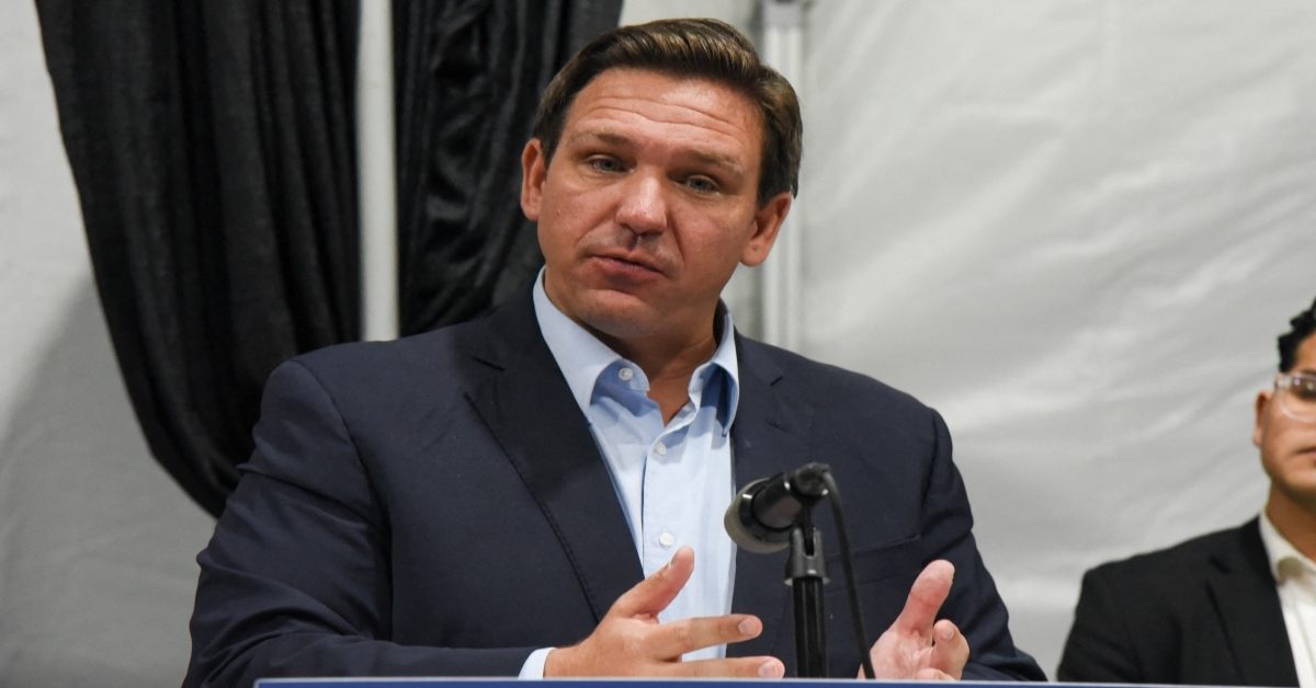 Ron Desantis at podium 