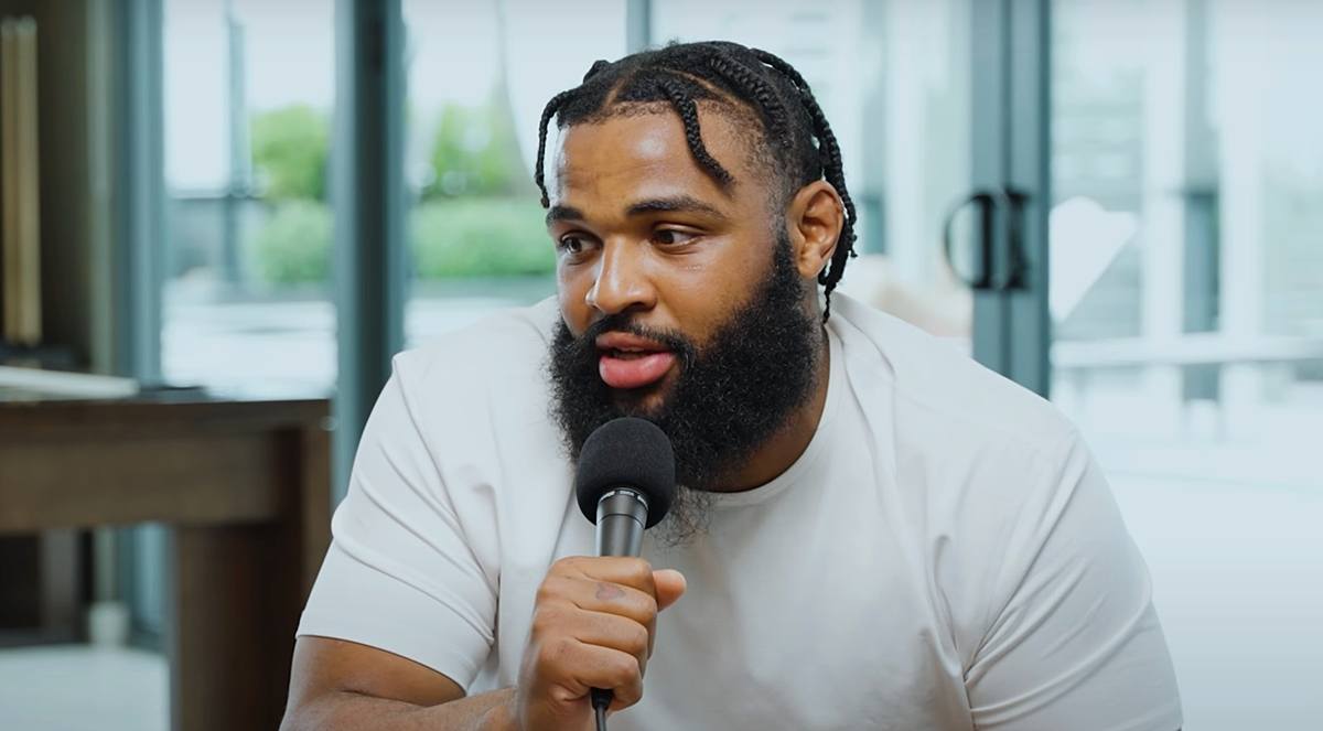 Christian Wilkins appears on 'Third and Long' show
