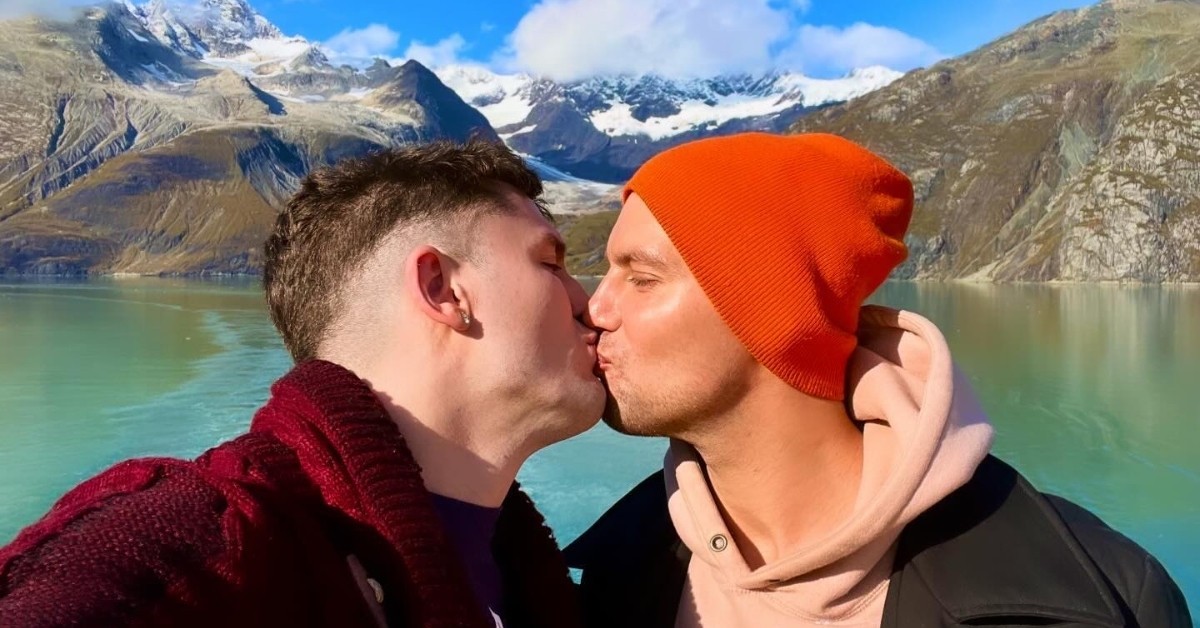 Donald and Jacob Zieben-Hood pose on Instagram