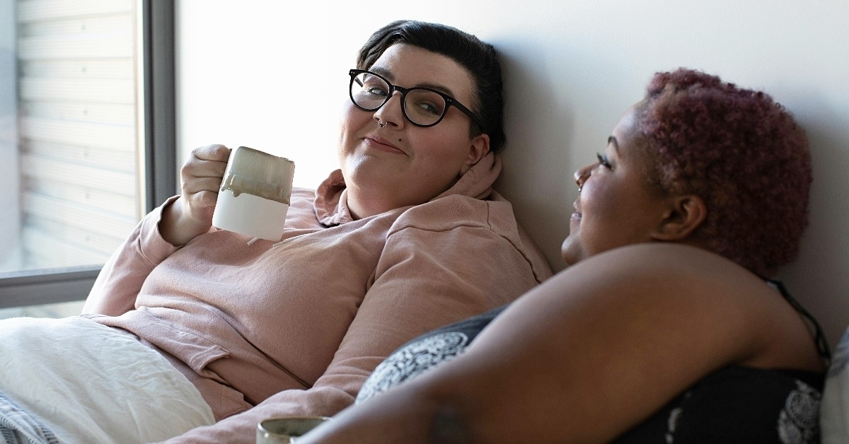 Lesbians in bed