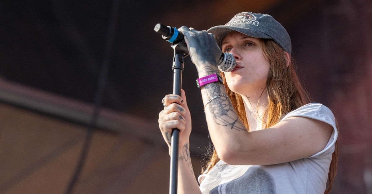 Ethel Cain on stage Lollapalooza 2024