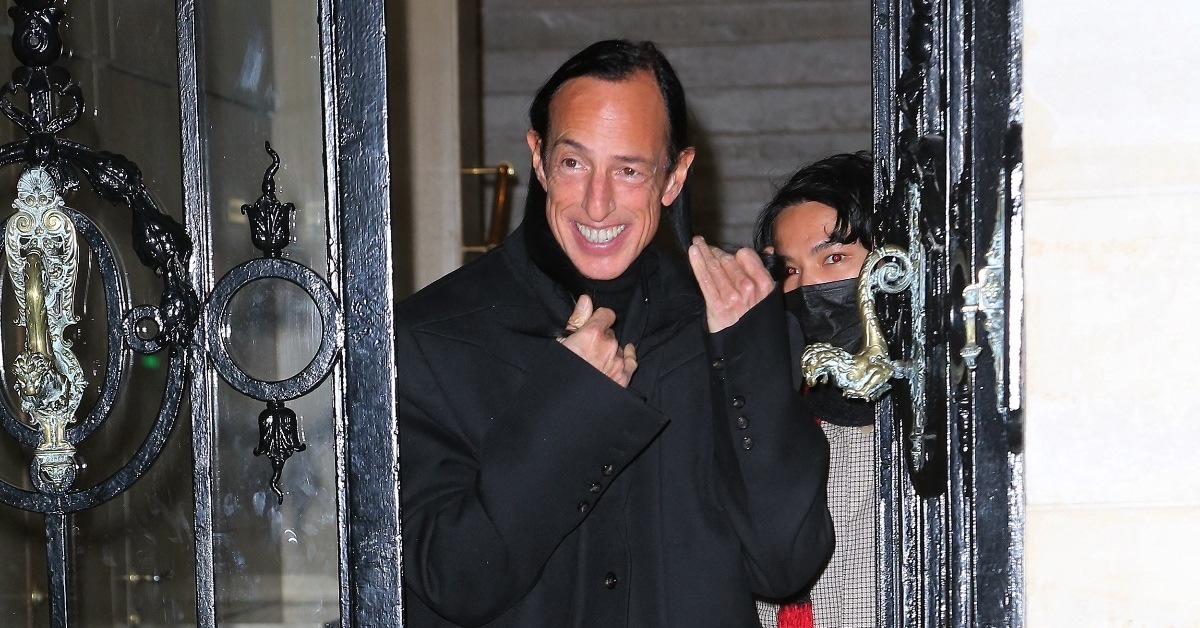 Rick Owens in Paris during the Fashion Week on January 23rd, 2022