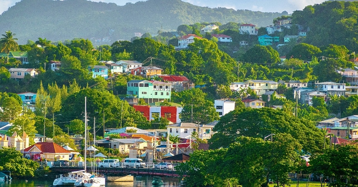 Saint Lucia coastline photo