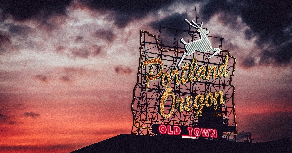 Portland Oregon sign