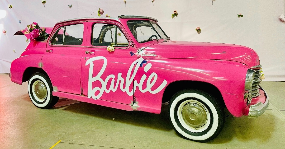 old school barbie car