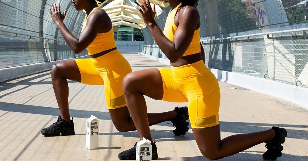 women working out together