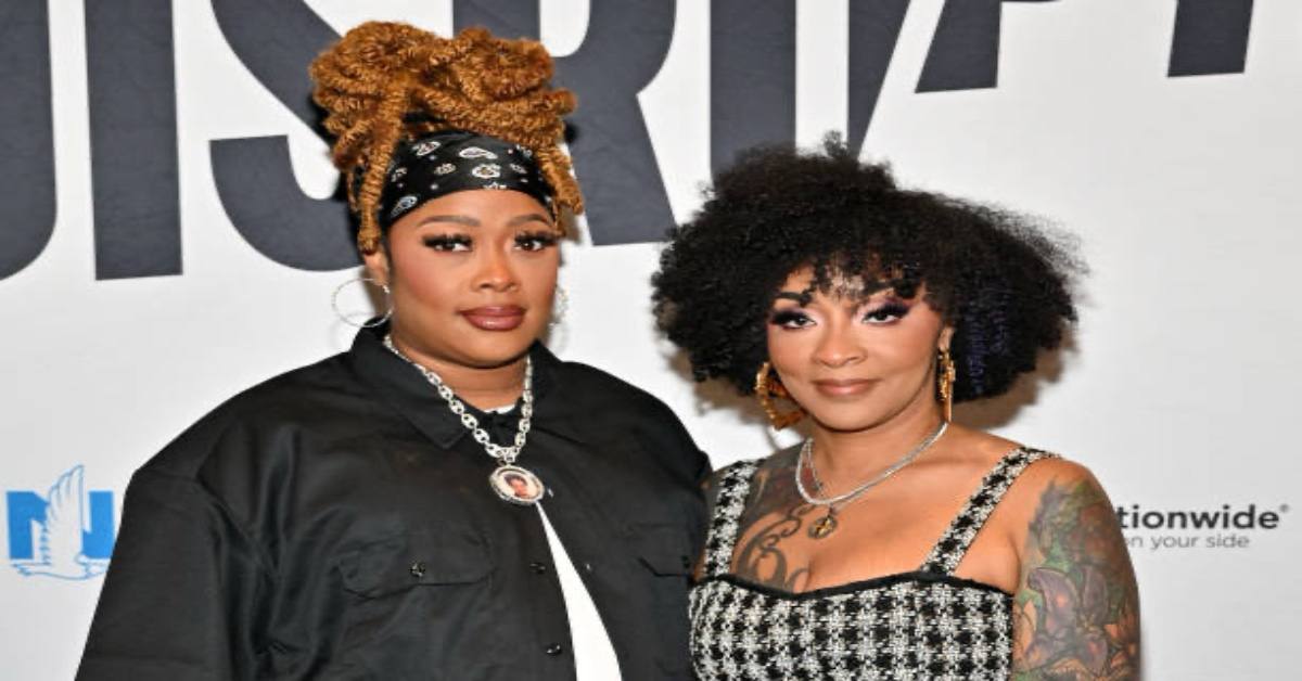 Da Brat and Jesseca Harris-Dupart attend the Black Enterprise Disruptor Summit at Grand Hyatt Atlanta in Buckhead on June 03, 2023 in Atlanta, Georgia. 