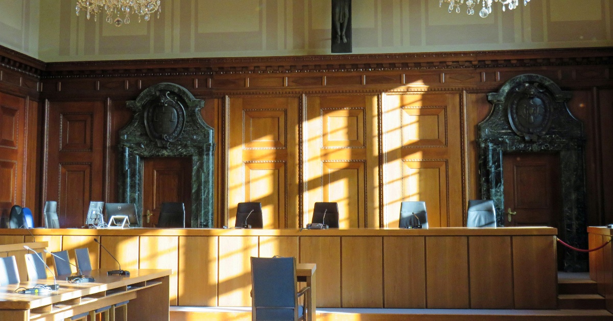 Image of courtroom