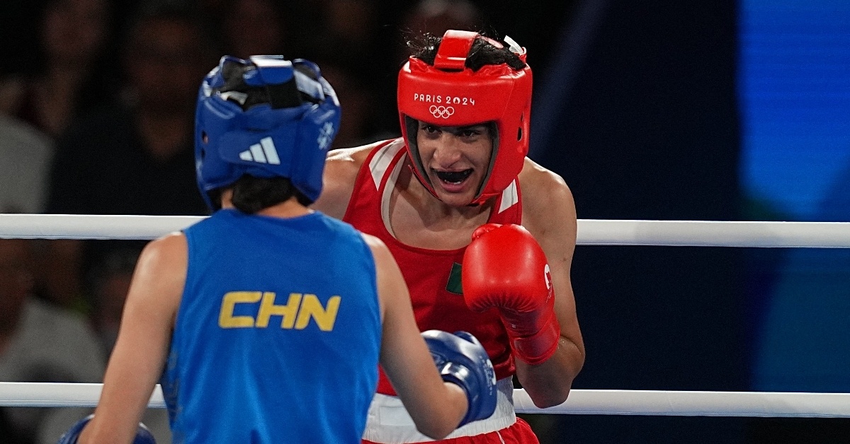 Imane Khelif competes at 2024 Paris Olympic Games