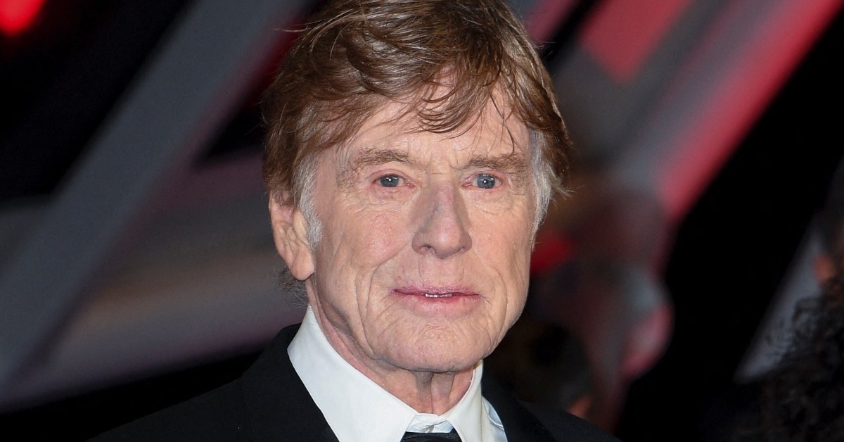 Robert Redford attends movie premiere