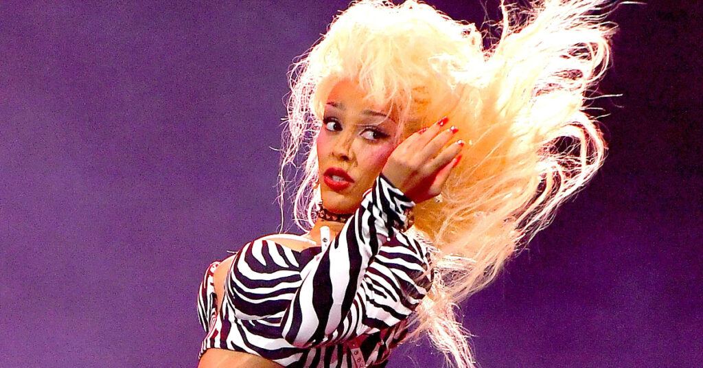 Doja Cat performs at Outside Lands Music Festival