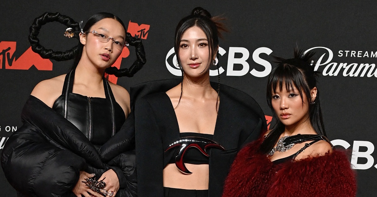 EJAE; Rei Ami;;Audrey Nuna of HUNTR_X attend VMAS