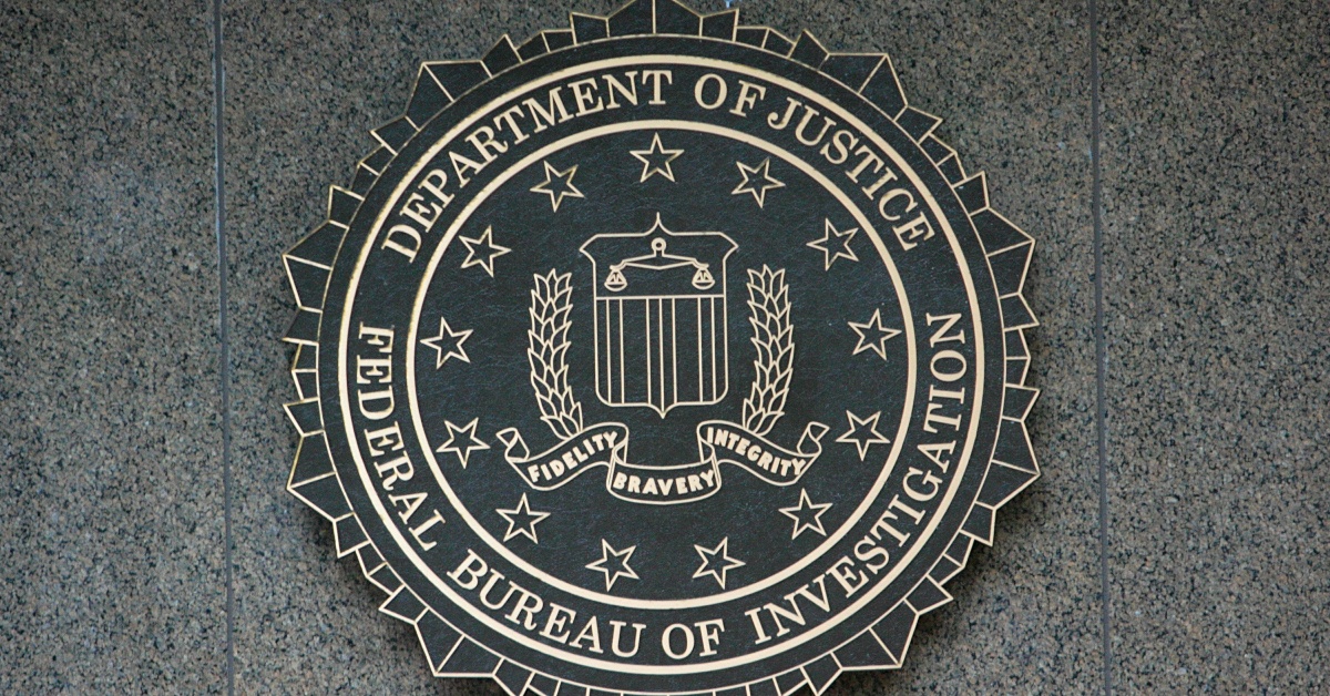 FBI emblem photographed
