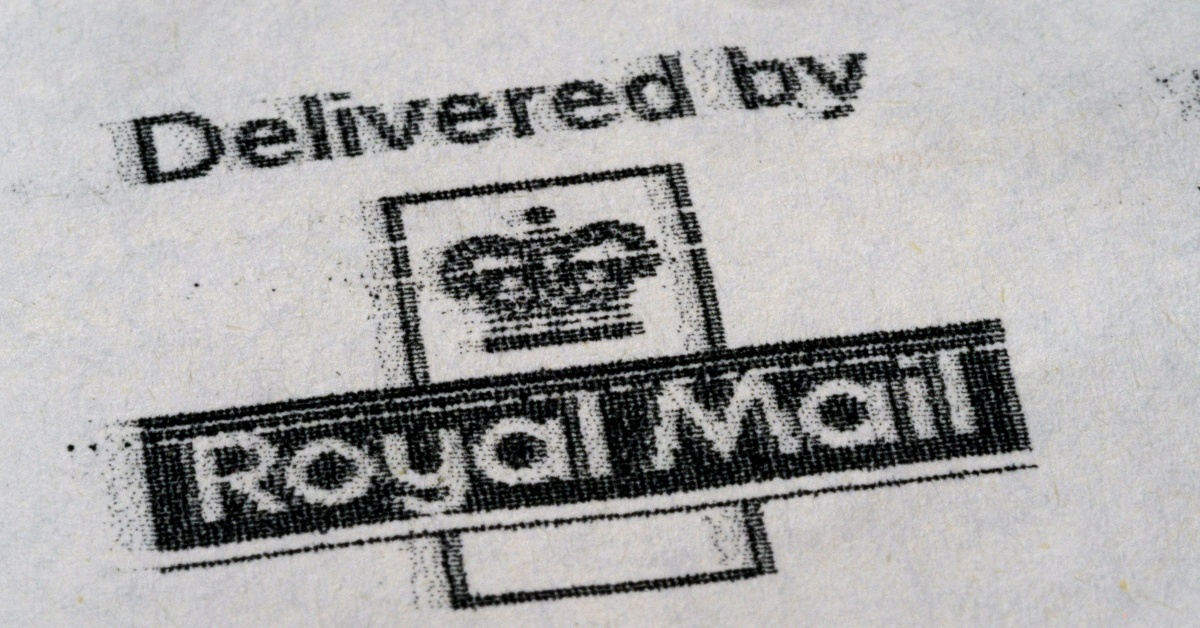 Royal Mail stamp sign