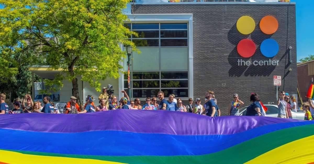 The Center on Colfax staff during Pride